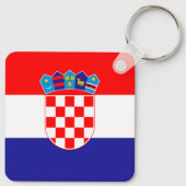 クロアチア国旗 キーホルダー (裏面)
