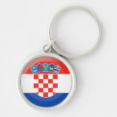 クロアチア国旗 キーホルダー (正面)