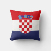 クロアチア国旗 クッション (正面)