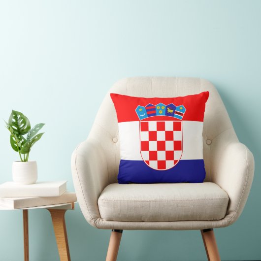 クロアチア国旗 クッション (椅子)