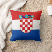 クロアチア国旗 クッション (ブランケット)