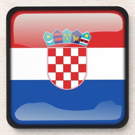 クロアチア国旗 コースター (正面)