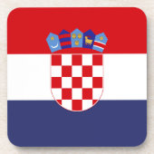 クロアチア国旗 コースター (正面)