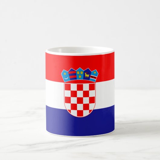 クロアチア国旗 コーヒーマグカップ (中央)