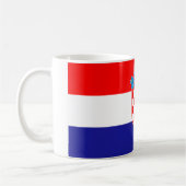 クロアチア国旗 コーヒーマグカップ (左)