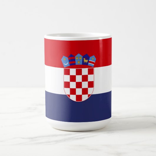 クロアチア国旗 コーヒーマグカップ (中央)