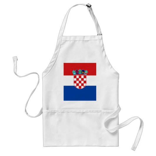 クロアチア国旗 スタンダードエプロン (正面)