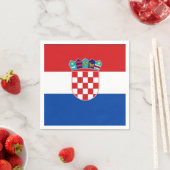 クロアチア国旗 スタンダードカクテルナプキン (インサイチュ)