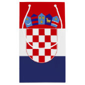 クロアチア国旗 スモールペーパーバッグ (裏面)