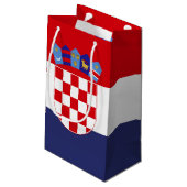 クロアチア国旗 スモールペーパーバッグ (裏面アングル)