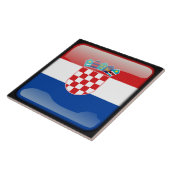 クロアチア国旗 タイル (側面)