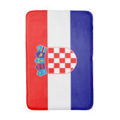 クロアチア国旗 バスマット (正面縦)
