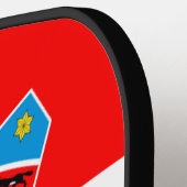 クロアチア国旗 ピックルボールラケット (左詳細)