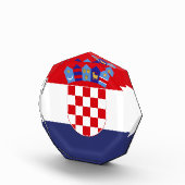クロアチア国旗 フォトブロック (右)