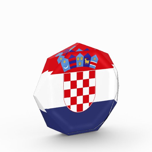 クロアチア国旗 フォトブロック (左)