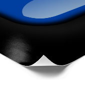 クロアチア国旗 ポスター (コーナー)