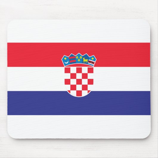 クロアチア国旗 マウスパッド (正面)