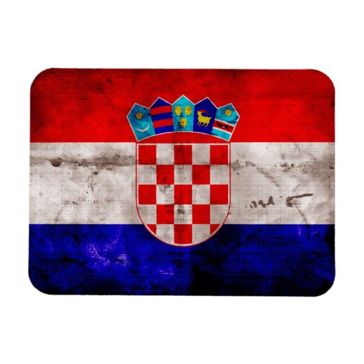 クロアチア国旗 マグネット (横)