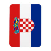 クロアチア国旗 マグネット (縦)