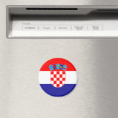 クロアチア国旗 マグネット (インサイチュ (食洗機))