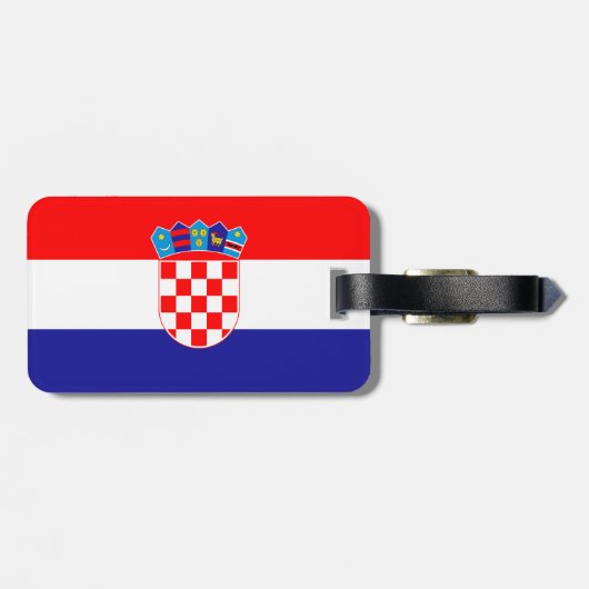 クロアチア国旗 ラゲッジタグ (裏面横)