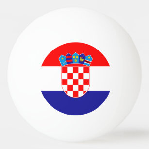 クロアチア国旗 卓球ボール