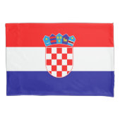 クロアチア国旗 枕カバー (正面)