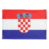クロアチア国旗 枕カバー (裏面)