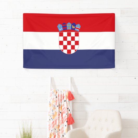クロアチア国旗 横断幕 (インサイチュ)
