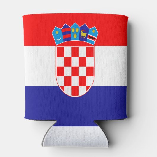 クロアチア国旗 缶クーラー (裏面)