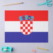 クロアチア国旗 薄葉紙 (クラフト)