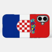 クロアチア国旗 Apple iPhone 16 Plus Mate Case-Mate iPhoneケース (裏面 (横))