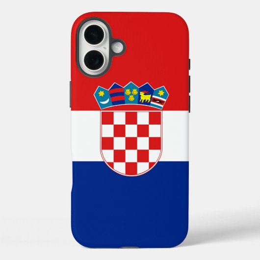 クロアチア国旗 Apple iPhone 16 Plus Mate Case-Mate iPhoneケース (裏面)