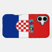 クロアチア国旗 Apple iPhone 16 Plus Mate iPhoneケース (裏面横)