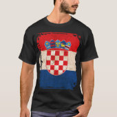 クロアチア国旗 Tシャツ (正面)