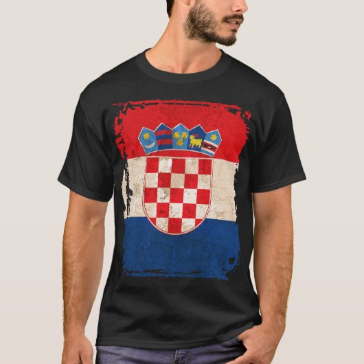 クロアチア国旗 Tシャツ (正面)