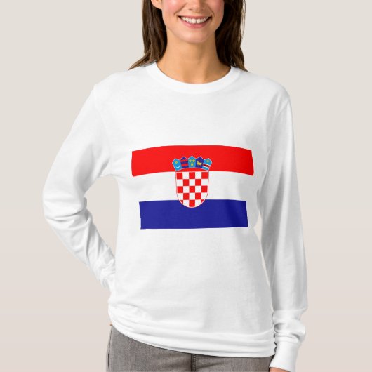 クロアチア国旗 Tシャツ (正面)