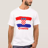クロアチア国旗 Tシャツ (正面)