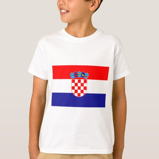 クロアチア国旗 Tシャツ (正面)