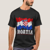 クロアチア国旗 Tシャツ (正面)