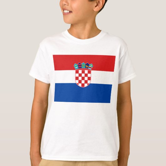 クロアチア国旗 Tシャツ (正面)