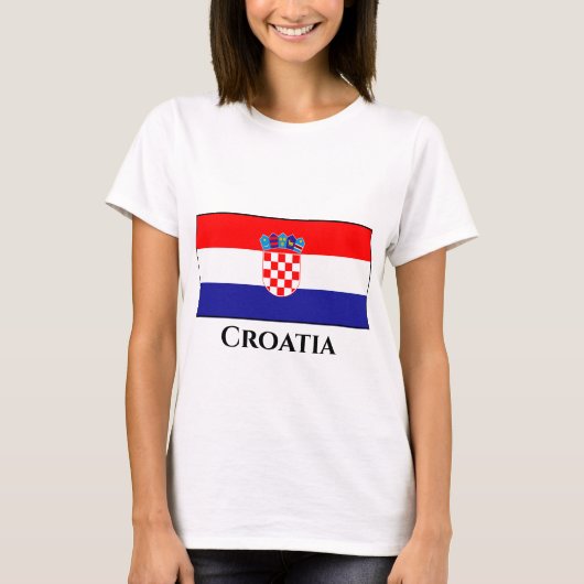 クロアチア国旗 Tシャツ (正面)