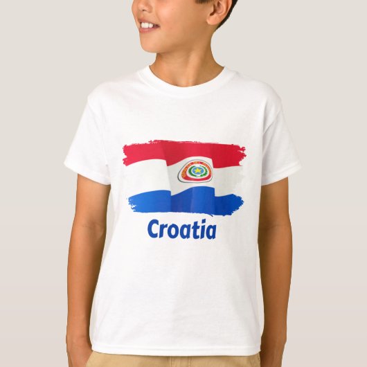 クロアチア国旗 Tシャツ (正面)