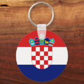 クロアチア国旗 – Trobojnica キーホルダー (正面)