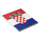 クロアチア国旗 – Trobojnica ノートパッド (アングル)