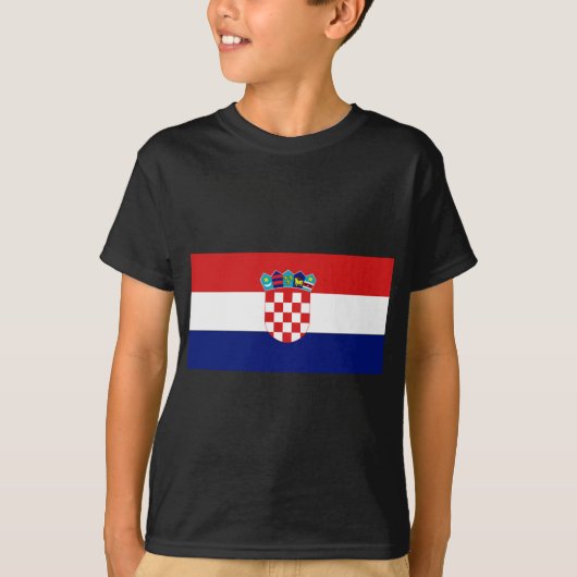 クロアチア国旗 – Trobojnica Tシャツ (正面)