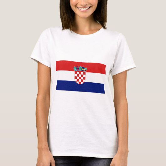 クロアチア国旗 – Trobojnica Tシャツ (正面)