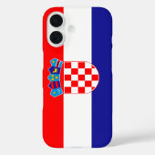クロアチア国旗Hrvatska Zastava Case-Mate iPhoneケース (裏面)