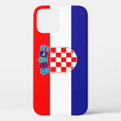 クロアチア国旗Hrvatska zastava Case-Mate iPhoneケース (裏面)