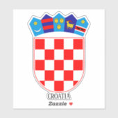 クロアチア国軍愛国者服 シール (シート)